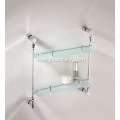 Double Layer High Quality Glass Towel Shelf